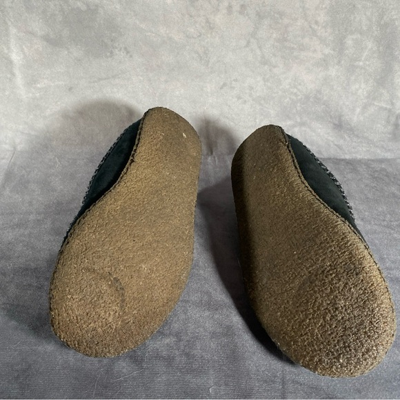 Sorel Falcon Ridge Suede Slippers Black Slip-on Shoes Men’s 7 Women’s 8.5 - Picture 6 of 7
